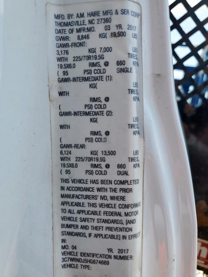 3C7WRNDJ5HG674669 - 2017 RAM 5500 Ağ foto 13