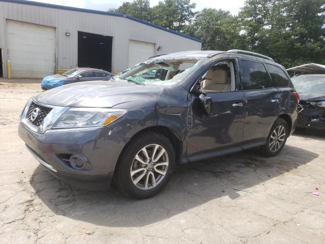 5N1AR2MN6EC728550 - 2014 NISSAN PATHFINDER S GRAY photo 1