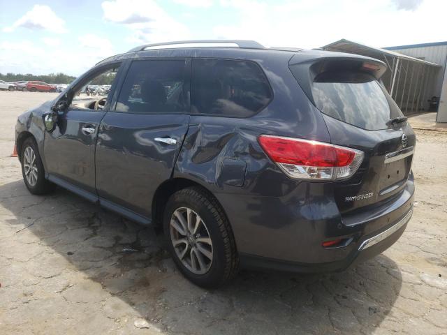 5N1AR2MN6EC728550 - 2014 NISSAN PATHFINDER S GRAY photo 2