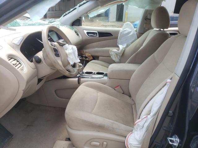 5N1AR2MN6EC728550 - 2014 NISSAN PATHFINDER S GRAY photo 7
