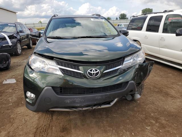 JTMRFREV3DD019106 - 2013 TOYOTA RAV4 XLE GREEN photo 5