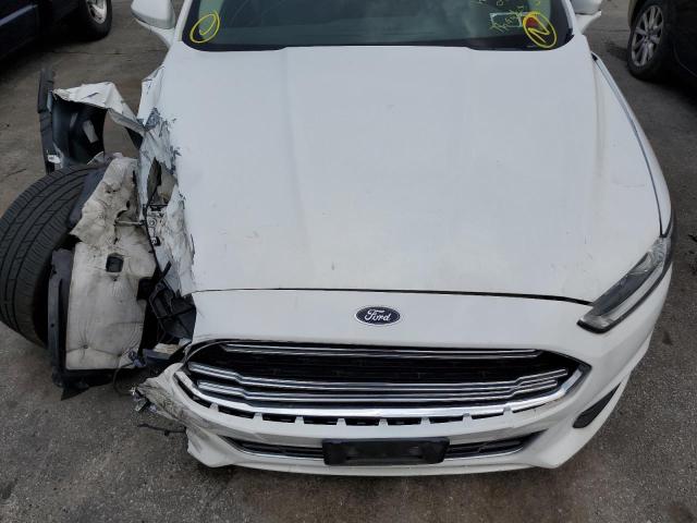 3FA6P0RU7ER319789 - 2014 FORD FUSION TITANIUM HEV WHITE photo 11