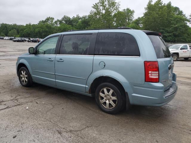 2A8HR54P38R829667 - 2008 CHRYSLER TOWN & COU TOURING BLUE photo 2