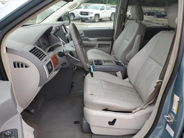 2A8HR54P38R829667 - 2008 CHRYSLER TOWN & COU TOURING BLUE photo 7