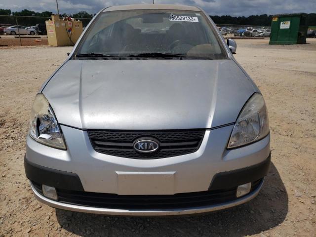 KNADE243596542768 - 2009 KIA RIO 5 SX SILVER photo 5