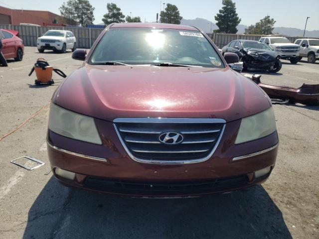 5NPEU46F39H414256 - 2009 HYUNDAI SONATA SE MAROON photo 5