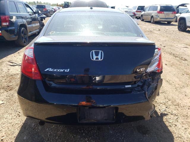 1HGCS21839A005810 - 2009 HONDA ACCORD EXL BLACK photo 6