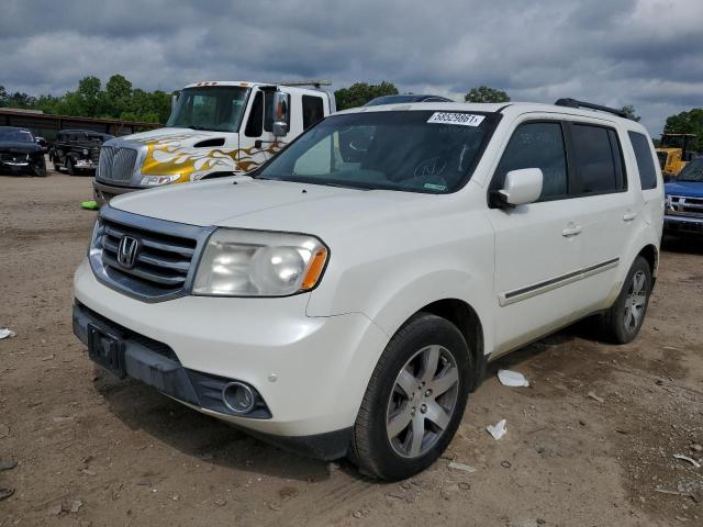 5FNYF4H97FB036905 - 2015 HONDA PILOT TOURING WHITE photo 2