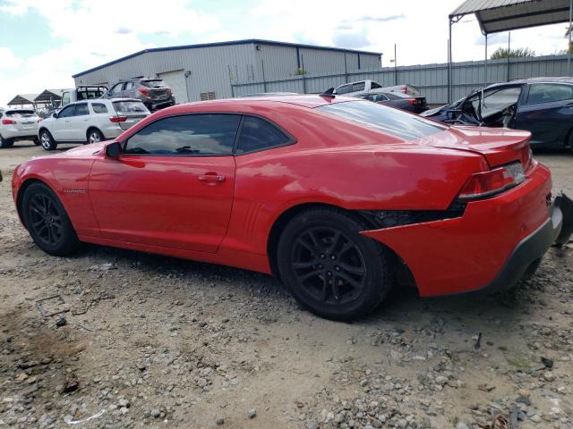 2G1FD1E30F9112568 - 2015 CHEVROLET CAMARO LT RED photo 2