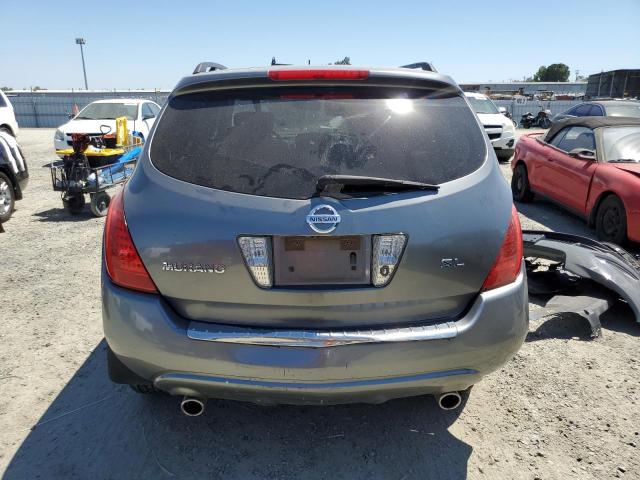 JN8AZ08T97W521772 - 2007 NISSAN MURANO SL GRAY photo 6