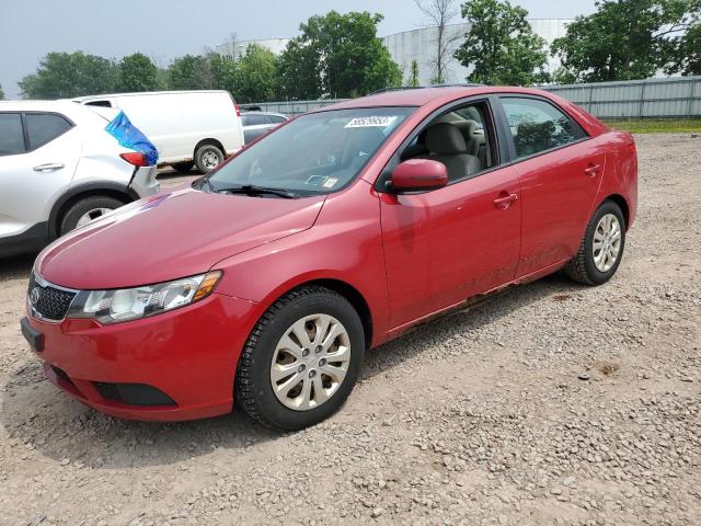 KNAFU4A23D5716130 - 2013 KIA FORTE EX RED photo 1