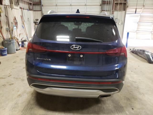 5NMS34AJ2NH407517 - 2022 HYUNDAI SANTA FE SEL BLUE photo 6