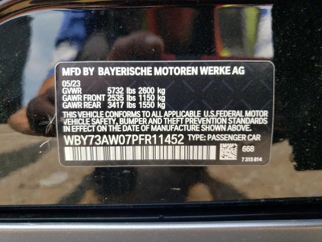 WBY73AW07PFR11452 - 2023 BMW I4 EDRIVE4 黑色 照片 12