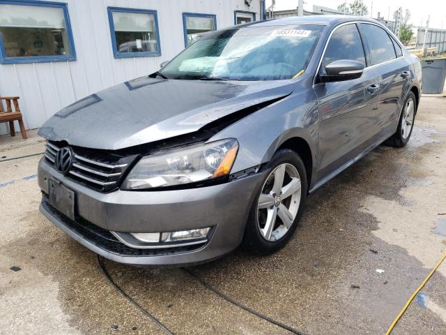 1VWAS7A30FC113578 - 2015 VOLKSWAGEN PASSAT S GRAY photo 1