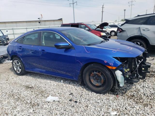 19XFC2F5XJE040398 - 2018 HONDA CIVIC LX BLUE photo 4