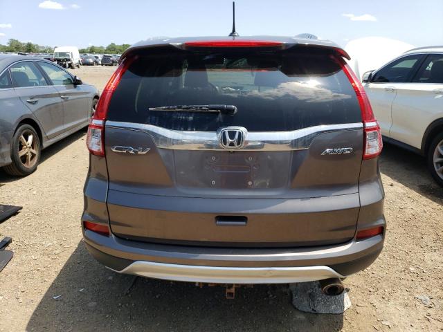 5J6RM4H77FL002804 - 2015 HONDA CR-V EXL GRAY photo 6