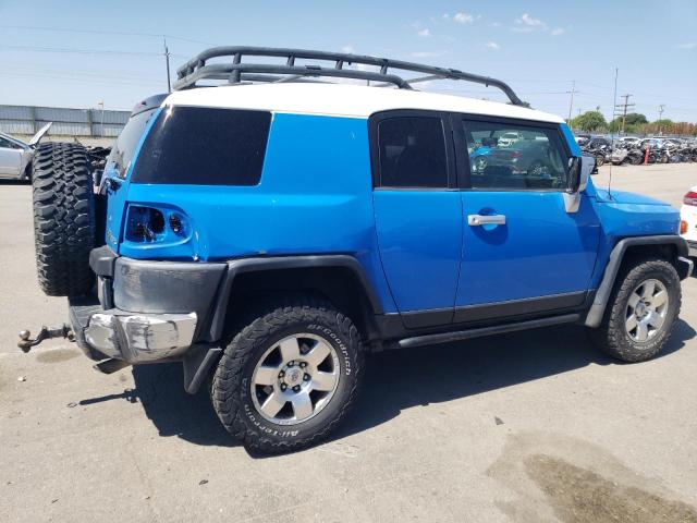 JTEBU11F170050675 - 2007 TOYOTA FJ CRUISER BLUE photo 3