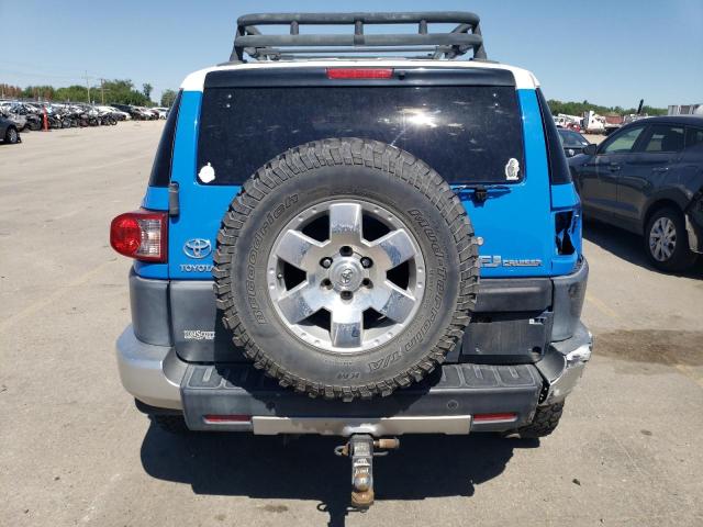 JTEBU11F170050675 - 2007 TOYOTA FJ CRUISER BLUE photo 6