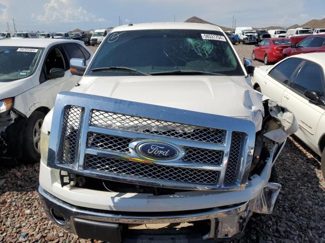 1FTFW1EV7AKE49958 - 2010 FORD F150 SUPERCREW WHITE photo 5