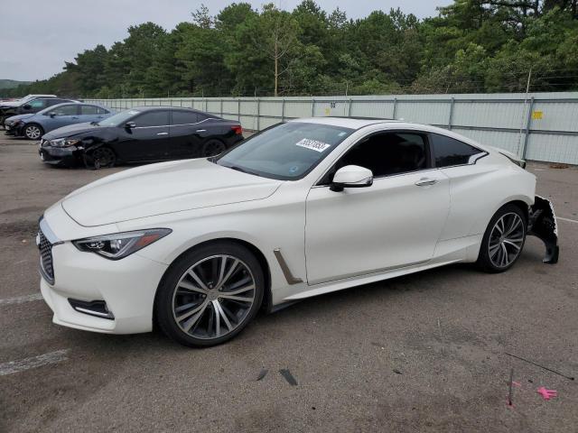 JN1EV7EL8HM554543 - 2017 INFINITI Q60 PREMIUM WHITE photo 1