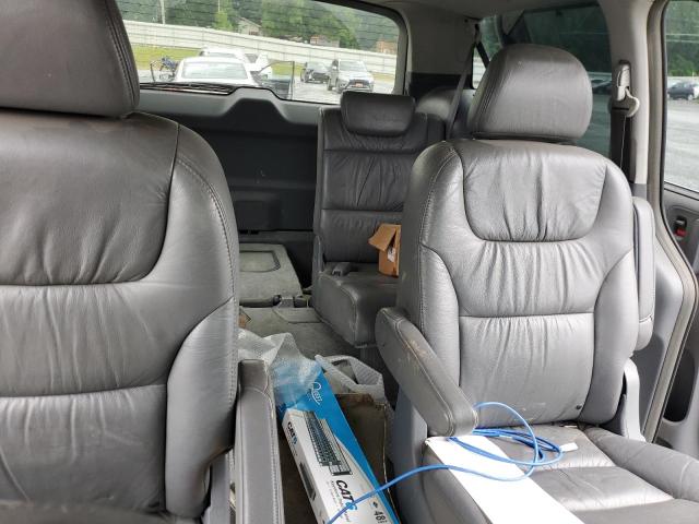 5FNRL38626B424217 - 2006 HONDA ODYSSEY EXL SILVER photo 10