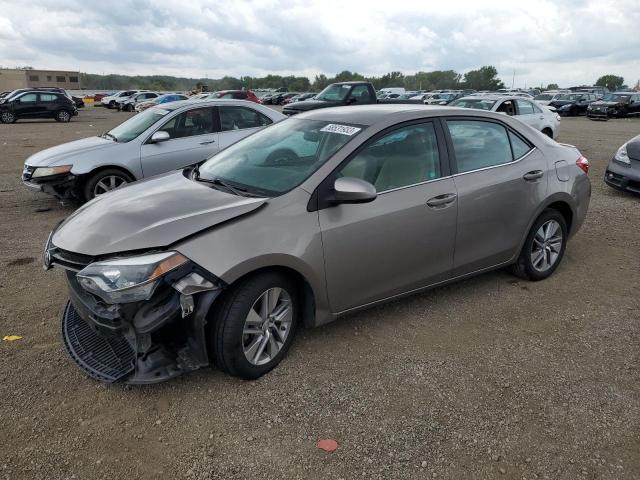 5YFBPRHE1EP070838 - 2014 TOYOTA COROLLA ECO GRAY photo 1