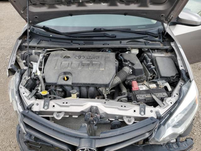 5YFBPRHE1EP070838 - 2014 TOYOTA COROLLA ECO GRAY photo 11