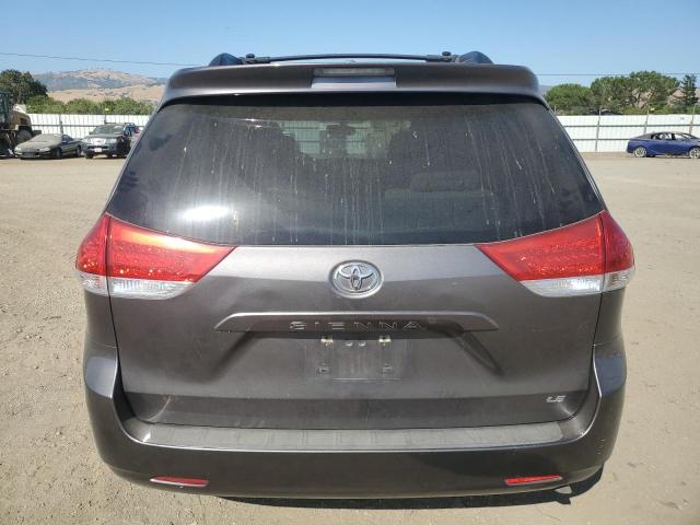 5TDKK3DC0BS100267 - 2011 TOYOTA SIENNA LE GRAY photo 6