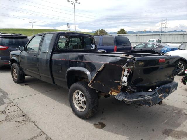 1B7GG23Y2TS576883 - 1996 DODGE DAKOTA BLACK photo 2