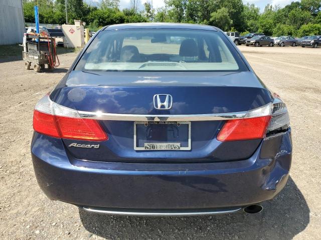 1HGCR2F38DA130383 - 2013 HONDA ACCORD LX BLUE photo 6