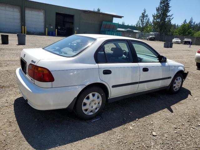 1HGEJ6628YL050414 - 2000 HONDA CIVIC DX WHITE photo 3