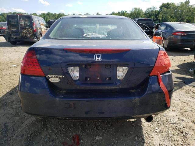 1HGCM56327A028131 - 2007 HONDA ACCORD SE BLUE photo 6