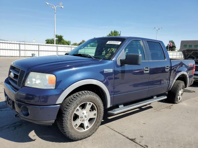 1FTPW14V06KD94816 - 2006 FORD F150 SUPERCREW BLUE photo 1