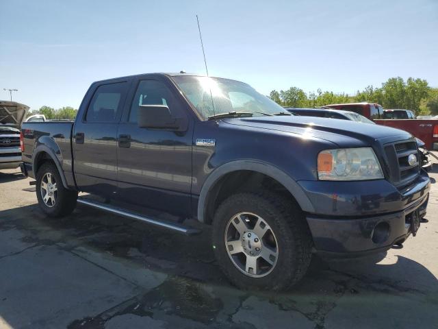 1FTPW14V06KD94816 - 2006 FORD F150 SUPERCREW BLUE photo 4