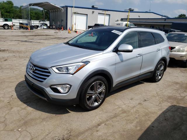 KM8SR4HF7EU062697 - 2014 HYUNDAI SANTA FE GLS SILVER photo 1