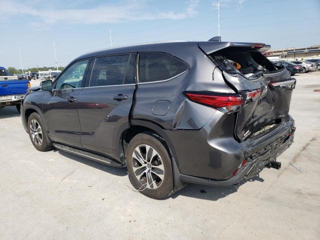 5TDGZRAH9NS544921 - 2022 TOYOTA HIGHLANDER XLE CHARCOAL photo 2