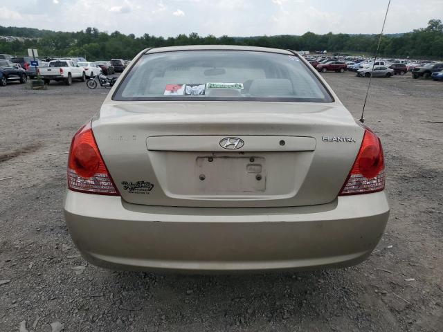 KMHDN46D75U010847 - 2005 HYUNDAI ELANTRA GLS BEIGE photo 6