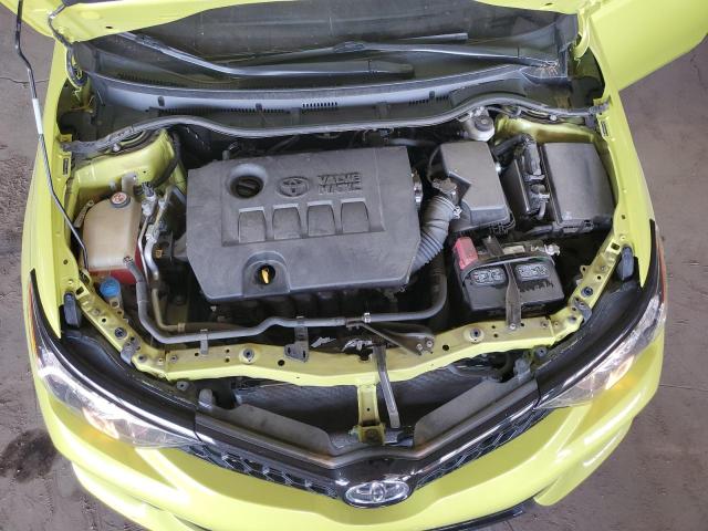 JTNKARJE6JJ566501 - 2018 TOYOTA COROLLA IM GREEN photo 11