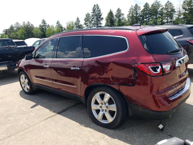 1GNKVJKD6HJ187290 - 2017 CHEVROLET TRAVERSE PREMIER BURGUNDY photo 2