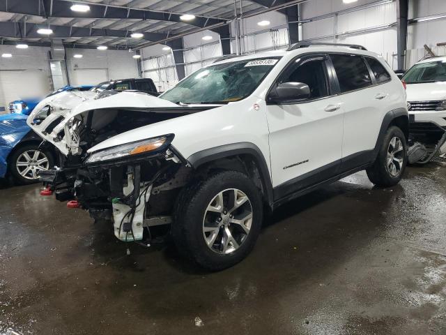 1C4PJMBB5EW159957 - 2014 JEEP CHEROKEE TRAILHAWK WHITE photo 1
