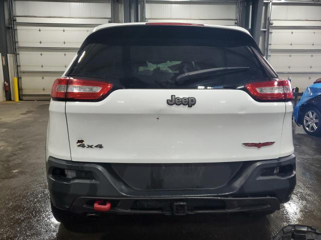 1C4PJMBB5EW159957 - 2014 JEEP CHEROKEE TRAILHAWK WHITE photo 6