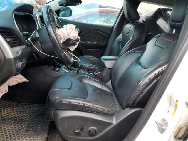 1C4PJMBB5EW159957 - 2014 JEEP CHEROKEE TRAILHAWK WHITE photo 7