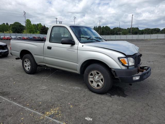 5TENL42N41Z826185 - 2001 TOYOTA TACOMA SILVER photo 4