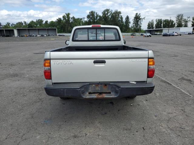 5TENL42N41Z826185 - 2001 TOYOTA TACOMA SILVER photo 6