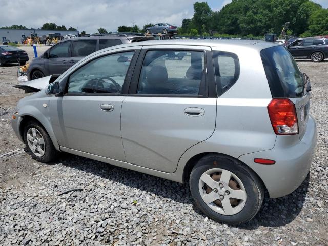 KL1TD62625B444960 - 2005 CHEVROLET AVEO BASE Gümüş foto 2