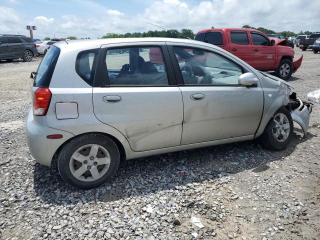 KL1TD62625B444960 - 2005 CHEVROLET AVEO BASE Gümüş foto 3