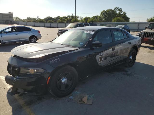 2C3CDXAT6GH139997 - 2016 DODGE CHARGER POLICE BLACK photo 1