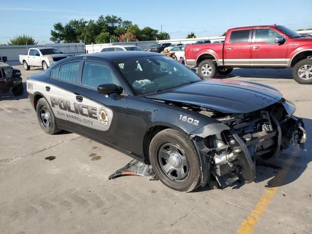 2C3CDXAT6GH139997 - 2016 DODGE CHARGER POLICE BLACK photo 4