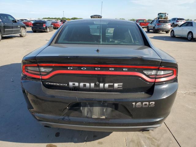 2C3CDXAT6GH139997 - 2016 DODGE CHARGER POLICE BLACK photo 6