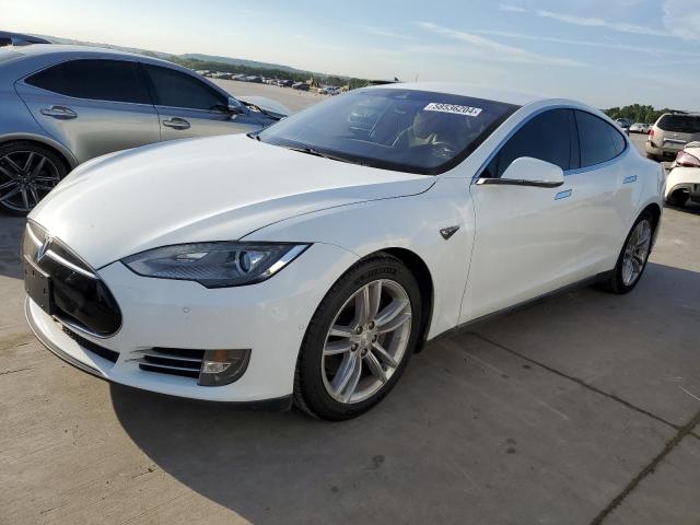 5YJSA1E13FF118714 - 2015 TESLA MODEL S თეთრი ფოტო 1